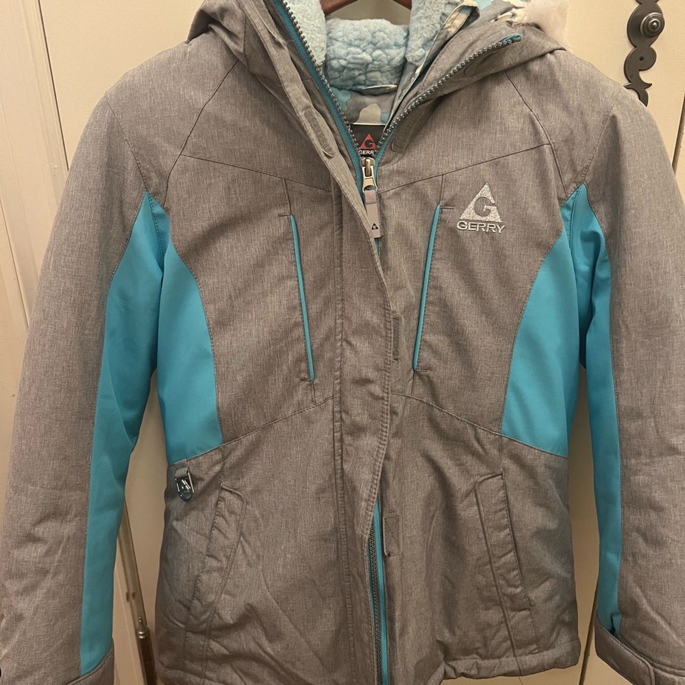 Gerry Kids Gray and Blue Ski Jacket